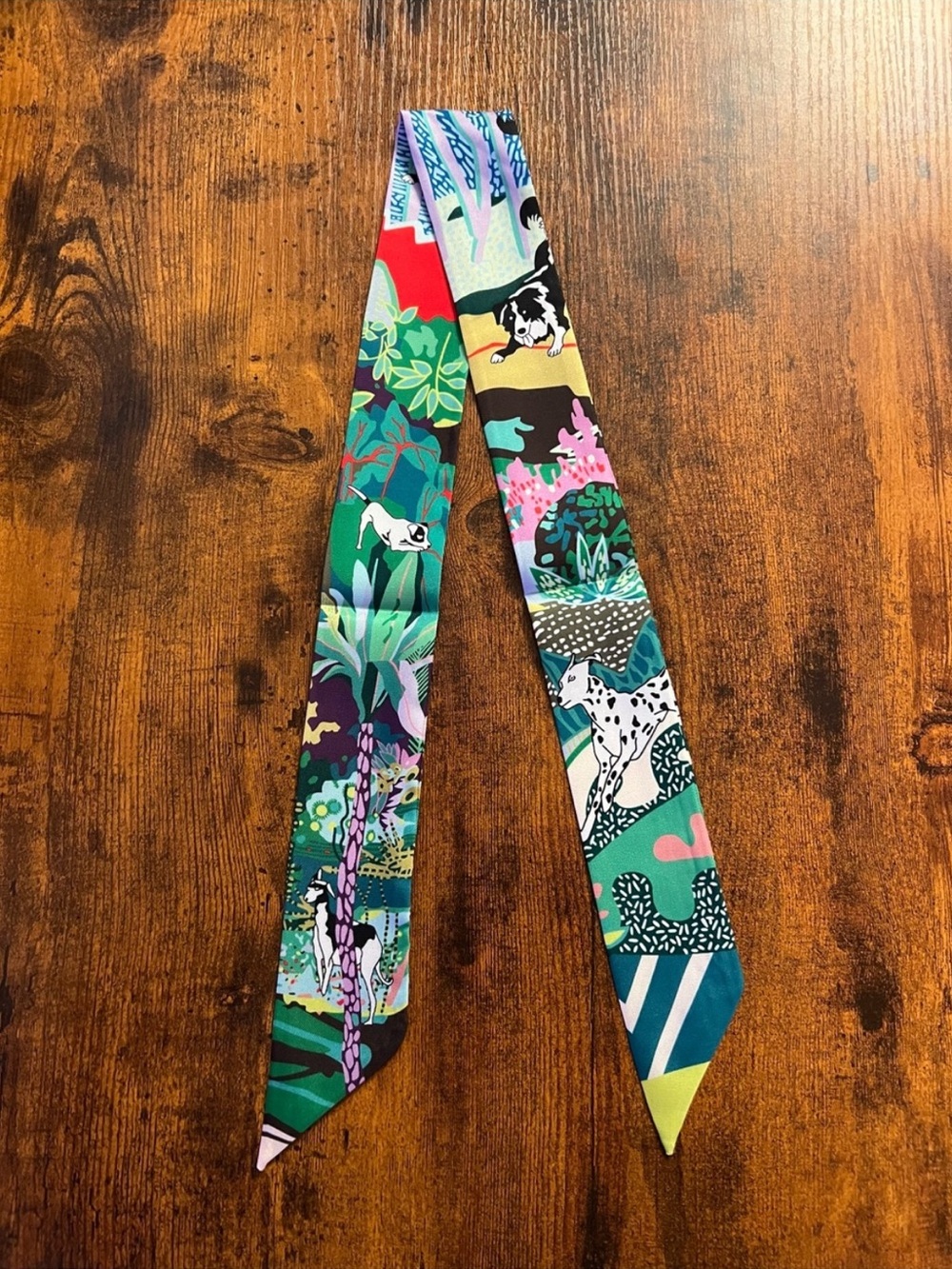 ⭐️Hermes EN LIBERTE  Twilly Scarf Multicolored New⭐️